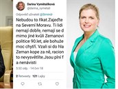Darina Vymtalíková z eské televize se pustila do obyvatel Moravskoslezského...