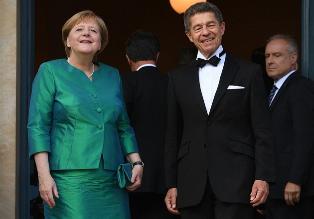 Angela Merkelová s manelem Joachimem Sauerem.