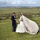 Svatba J. F. Kennedyho a Jacqueline Bouvierové.