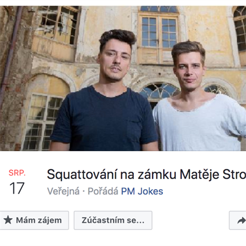 Pidte se ke squattovn na zmku Matje Stropnickho?