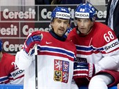 Tomá Plekanec a Jaromír Jágr