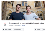 Pidáte se ke squattování na zámku Matje Stropnického?