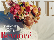 Nová záijová obálka Vogue, které vévodí zpvaka Beyonce.