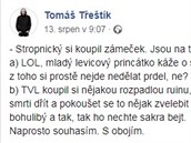Fotograf Tomá Tetík Matji Stropnickému fandí, i kdy zárove piznává, e...