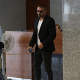 Tomáš Řepka dorazil k soudu 15 minut před začátkem.