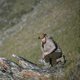 Vladimir Putin poznává krásy sibiřské přírody.