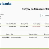 Matěj Stropnický poslal hnutí Změna je možná! příspěvek dva tisíce korun.