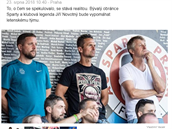 lánek na serveru Sport.cz. Podle fotky se Novotný nijak nezdráhá brát si...