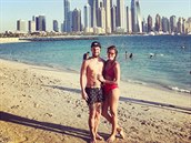 S pítelkyní Katkou na dovolené v Dubaji