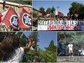 Proti umístní uprchlík z Diciotti protestují místní i krajní pravice, seli...
