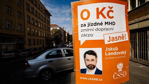 Předvolební plakát ČSSD.