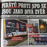 SPD pl ostrmi a vin Pirty z mnoha vc, mimo jin i toky zpalnmi...