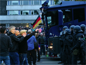 Demonstrace v Saské Kamenici.