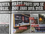 SPD pálí ostrými a viní Piráty z mnoha vcí, mimo jiné i útoky zápalnými...