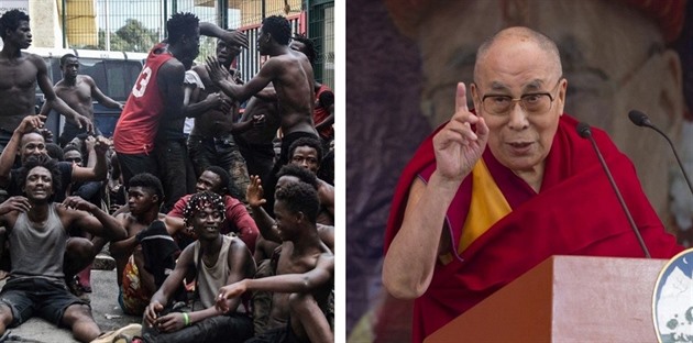Dalajláma má, co se migrant týe, jasno. Mli by se vrátit a pomáhat své zemi.