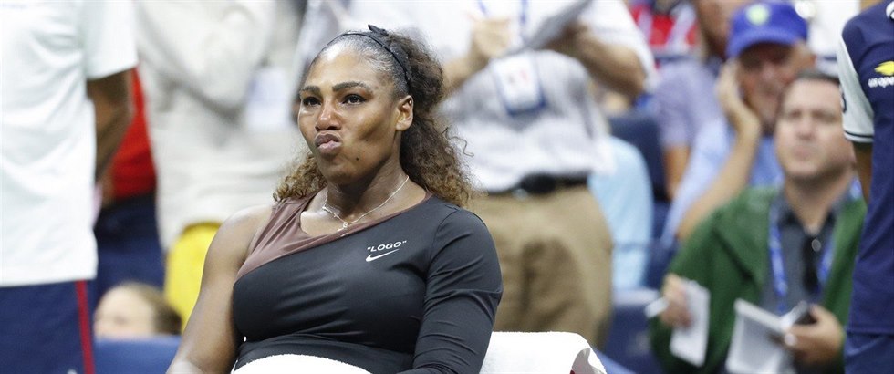 Serena Williams emoce neskrývá.