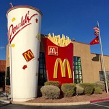 Americká pobočka společnosti McDonalds.