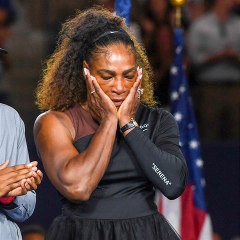 Serena Williams mla po napomenut sudho Carlose Ramose na US open velk vztek...