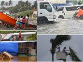Na Filipíny se ítí tajfun ptkrát silnjí, ne je hurikán Florence!