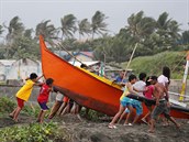 Na Filipínách probíhají pípravy na tajfun Mangkhut.