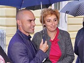 Simona Babáková s pítelem Honzou