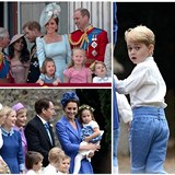 Prince George a princezna Charlotte svou přítomností opět zastínili novomanžele.