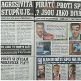 Předvolební listy SPD „Na vlastní oči“ si vzali na paškál Pirátskou stranu....