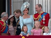 Vévodkyn Kate s princem Williamem a dtmi.