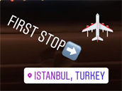 Týnu se na svj první pobyt v Istanbulu tila.
