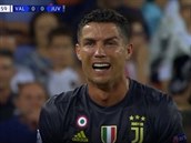 Ronaldo se pi utkání s Valencií rozbreel jako malý kluk.
