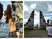 Balijci u mají dost neomalených turist, kteí v plavkách chodí i do chrám.