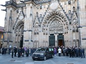 V katedrále sv. Víta se konal poheb herce Milana imáka.