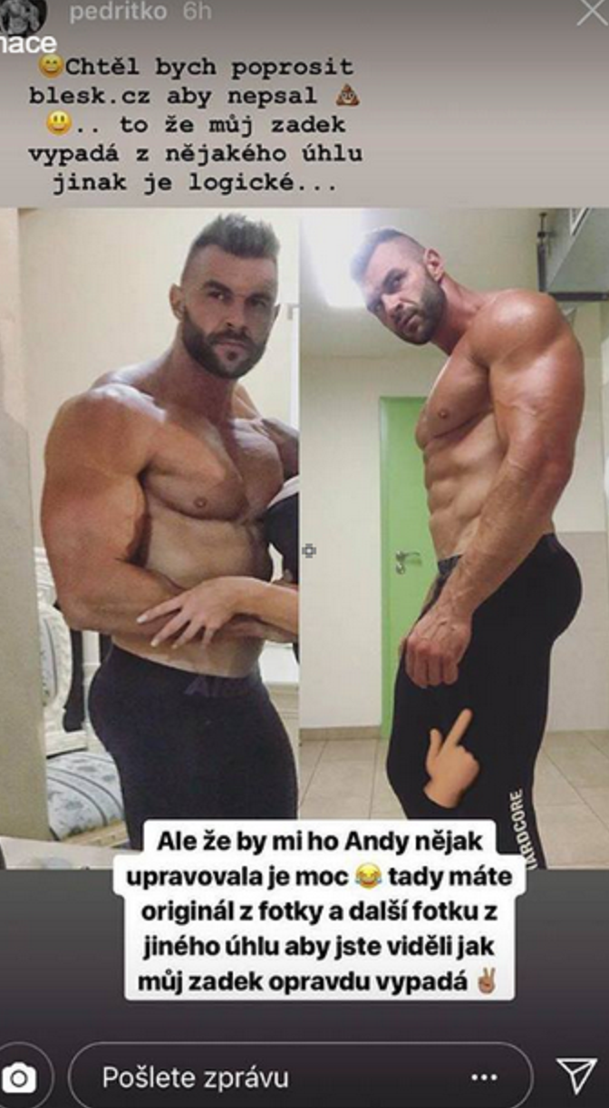 Petr Plaček alias Pedritko předvádí (nejen) své pozadí na Instagramu.