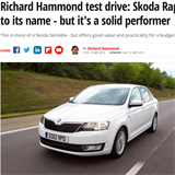 Hammond otestoval Rapid pro deník Mirror.