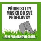 Aktivist bojujc za novho slona vytvoili i nov masky do profilovek.