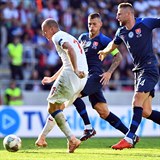 Michael Krmenčík střílí v Trnavě první český gól.