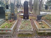 Okolní náhrobky a hroby zstaly v souvislosti s hrobem Jana Koky (28)...