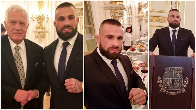 Populární MMA zápasník Karlos Vémola si večer na Pražském hradě patřičně užil.