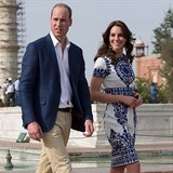 V roce 2016 byli vévoda a vévodkyně z Cambridge na státní návštěvě Indie a...