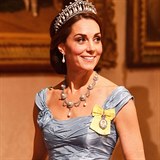 Vévodkyně z Camridge dostala od královny Královský rodinný řád Alžběty II. Na...