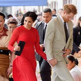 Meghan Markle se podailo udlat vjimen faux pas, kdy zapomnla na cedulku...