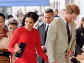 Meghan Markle se podailo udlat výjimen faux pas, kdy zapomnla na cedulku...