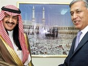 Princ Turki bin Bandar s pákistánským ministrem v roce 2003.