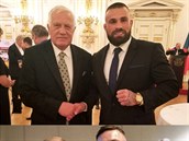 Karlos Vémola se vyfotil s bývalým prezidentem Václavem Klausem a pirovnal se...
