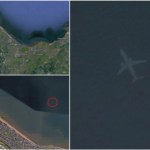Letadlo bylo objeveno na mapch Google Earth.