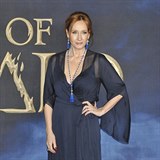 Na londýnskou premiéru přišla i autorka populární série J. K. Rowlingová.