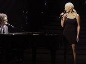 Michaela Badinková jako Christina Aguilera v show Tvoje tvá má známý hlas....