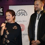 Martin Chodr a Hana Maciuchov na ktu zpvkova novho alba v klubu Jazz Dock.