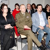 Jitka Čvančarová, Václav Marhoul a Michal Viewegh na akci UNICEF
