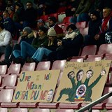 Sparťanští fanoušci ukázali, co si myslí o vedení klubu.